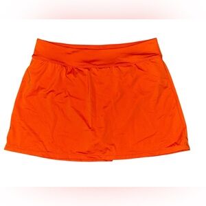 Susan Graver Orange Athletic Skort Size 10 | Built-In Shorts Tennis Golf Active